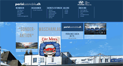 Desktop Screenshot of parisiautomobile.ch